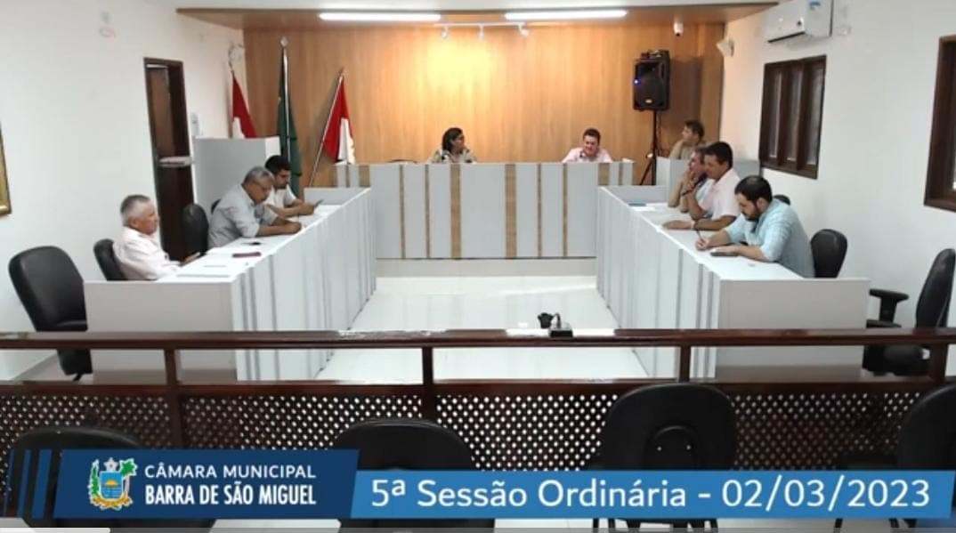 Imagem da notícia: 5º Sessão Ordinária de 2023 Vereadores apreciam as matérias colocadas para apreciação